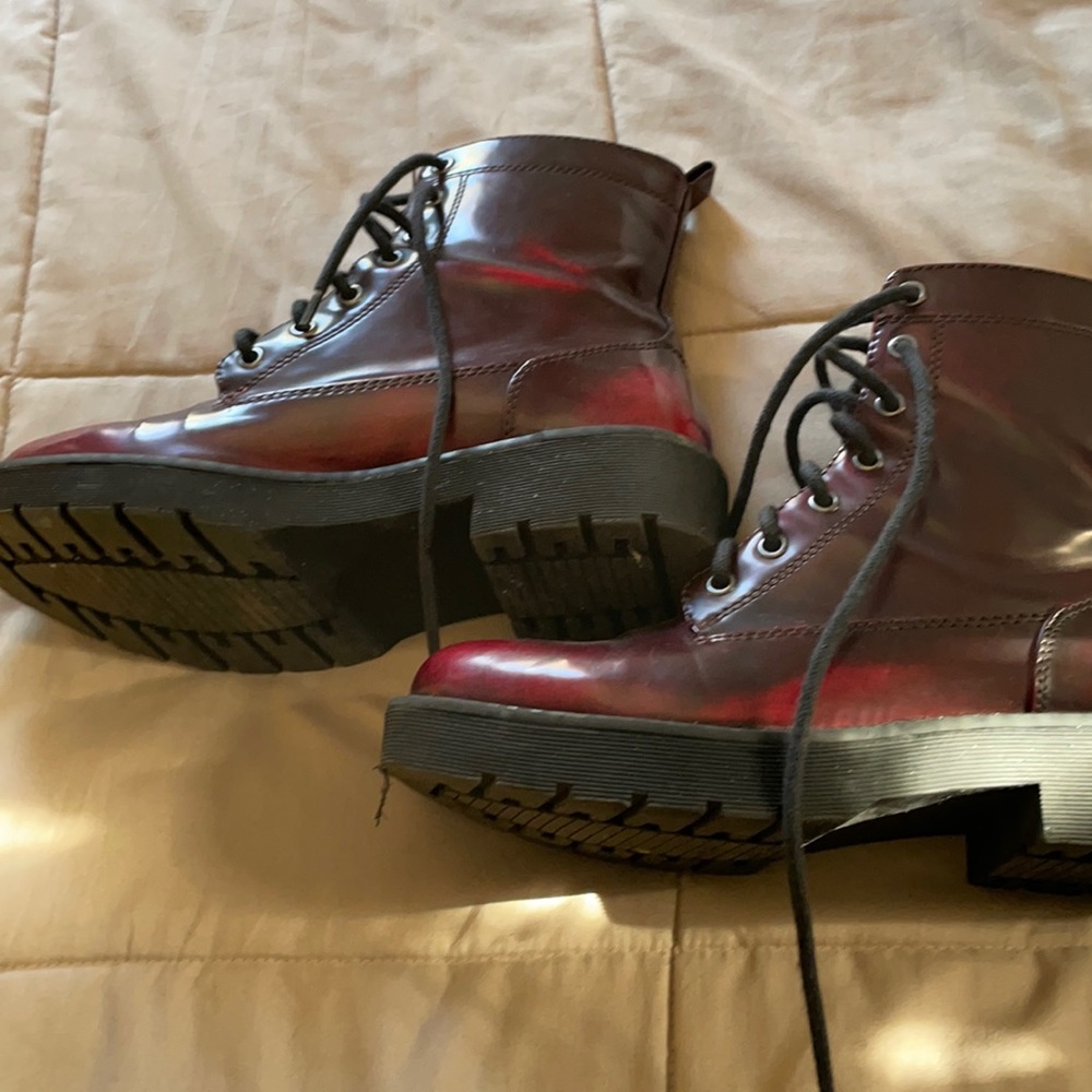 Mango combat boots